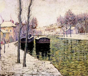 Barcazas en el Sena, 1894